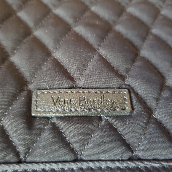 2/40$ Vera Bradley black Crossbody bag with colorful inside - Picture 10 of 11